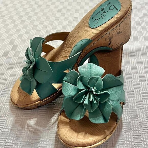 Size - 8 Medium Born Concept Wedge Sandals - Picture 2 of 10